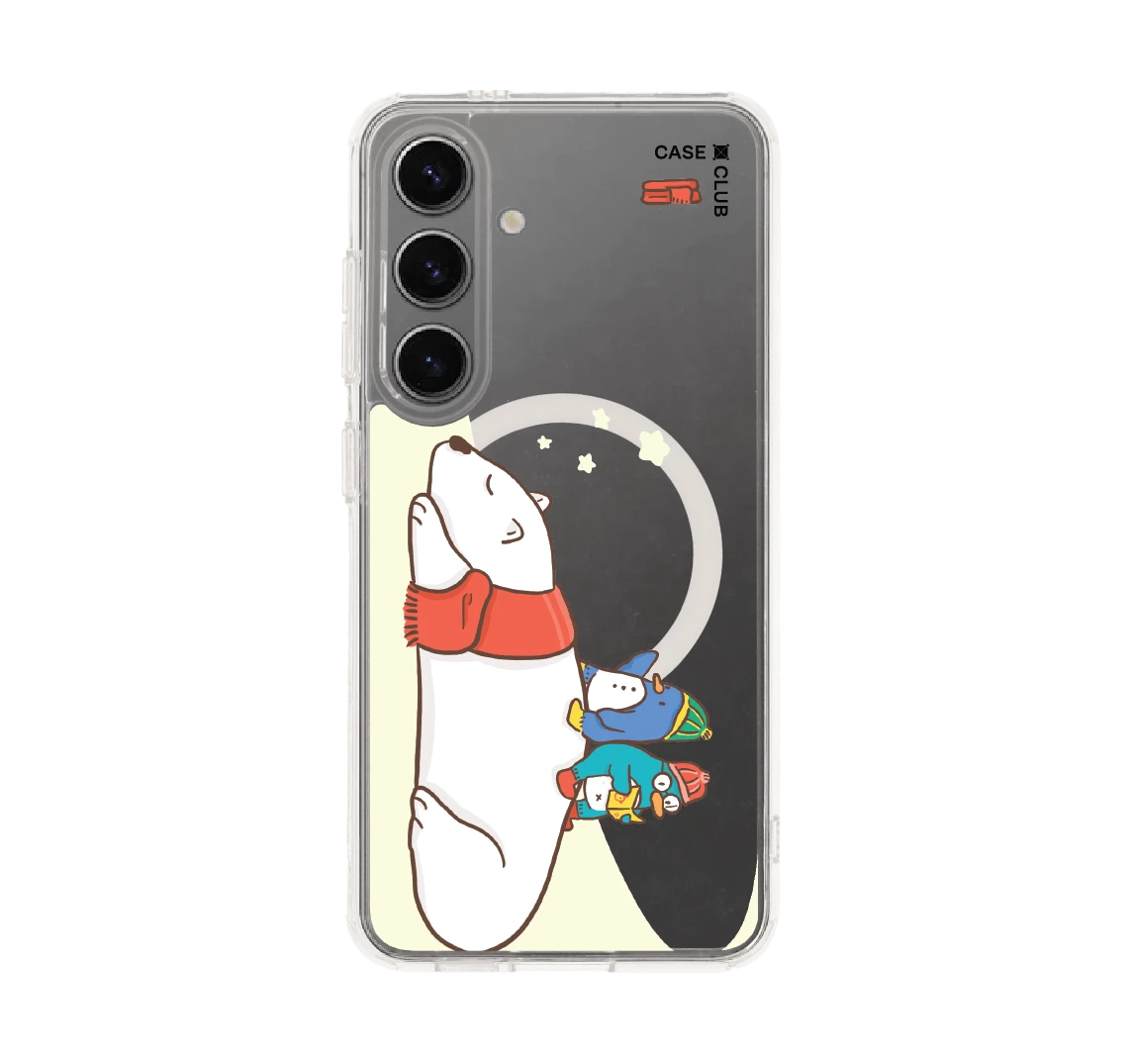 polar bear & duo penguin